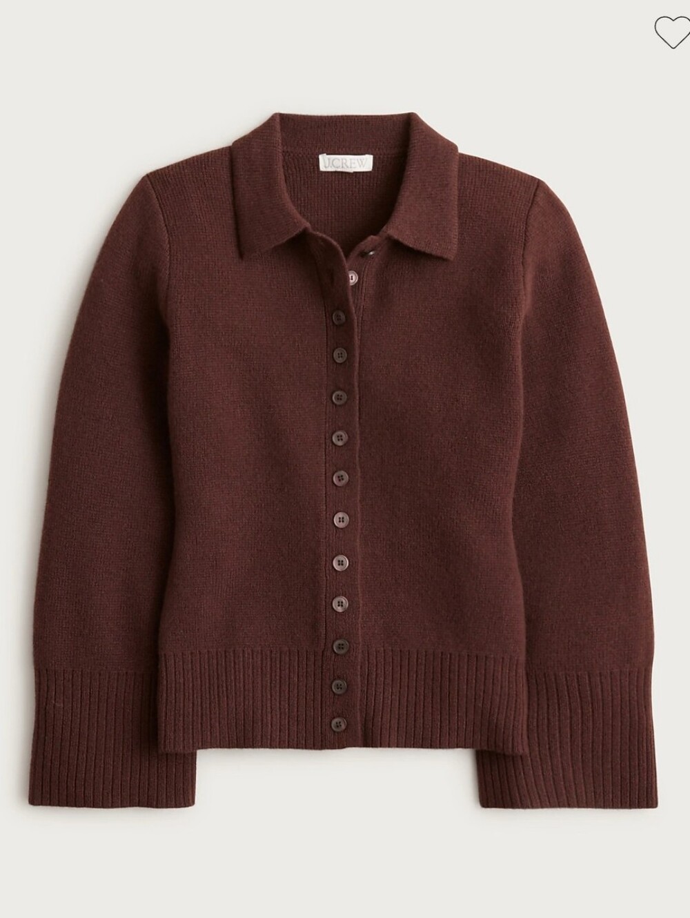 J. Crew Milano Stitch Cinched Waist Cardigan Minimalist Quiet Luxury Wool Knit